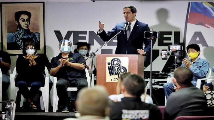 El presidente encargado, Juan Guaidó, rechazó las declaraciones de Tarek William Saab sobre las Fuerzas de Acciones Especiales (FAES). Se refirió a la pregunta del fiscal dle régimen, acerca de que no sabía qué le pasa a ese organismo de represión.