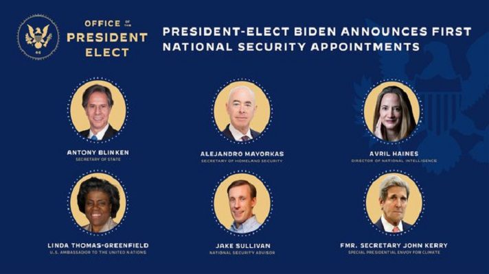 El presidente electo de Estados Unidos, Joe Biden, eligió este lunes a varios de sus funcionarios de Gobierno. Entre ellos al primer latino que ocupará el cargo de secretario de Seguridad Interior. Se trata de Alejandro Mayorkas.