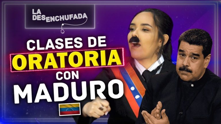 “La desenchufada” toma CLASES DE ORATORIA con Maduro