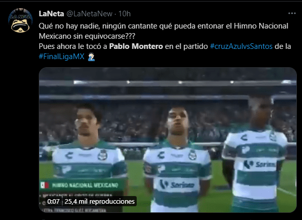 Los memes por la equivocación de Pablo Montero se multiplicaron en Twitter. 