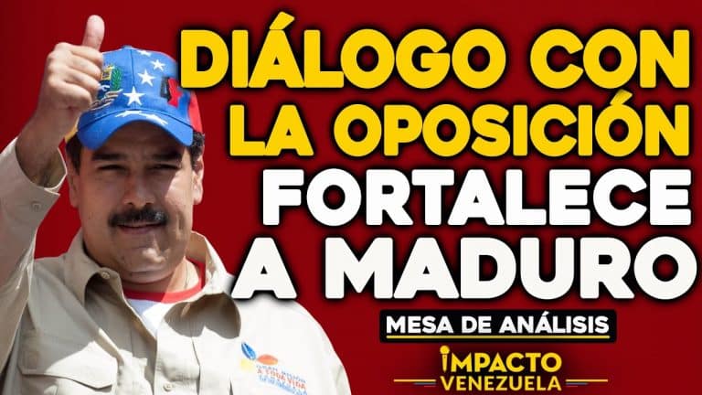 Diálogo con la oposición fortalece a Maduro