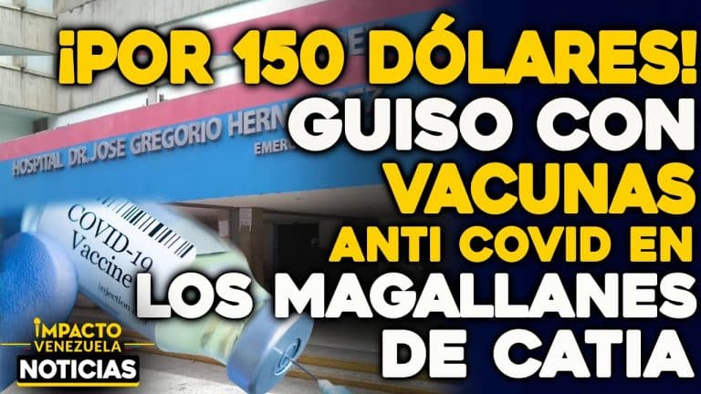 TREMENDO GUISO: En el Hospital Los Magallanes de Catia estarían cobrando en dólares las vacunas