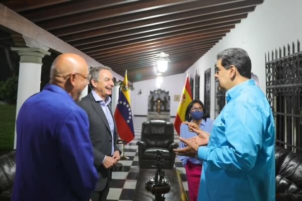 Rodríguez Zapatero ha venido varias veces a Venezuela. Foto cortesía