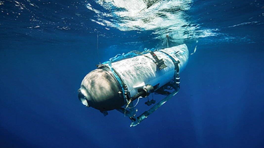 El pequeño submarino desapareció en el océano Atlántico. Foto cortesía