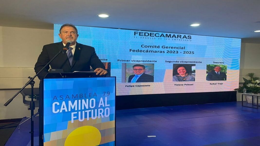 Adán Celis, presidente de Fedecámaras. Foto cortesía