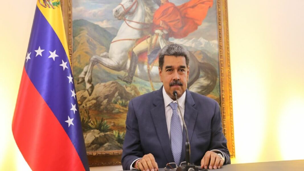 Maduro participó en línea en la cumbre que se desarrolla en Sudáfrica. Foto cortesía