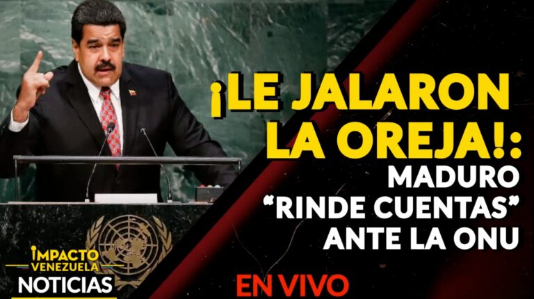 ¡LE JALARON LA OREJA!: Maduro “rinde cuentas” ante la ONU – Video