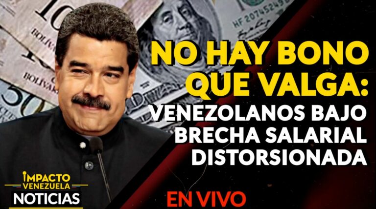 NO HAY BONO QUE VALGA: venezolanos bajo brecha salarial distorsionada – VIDEO