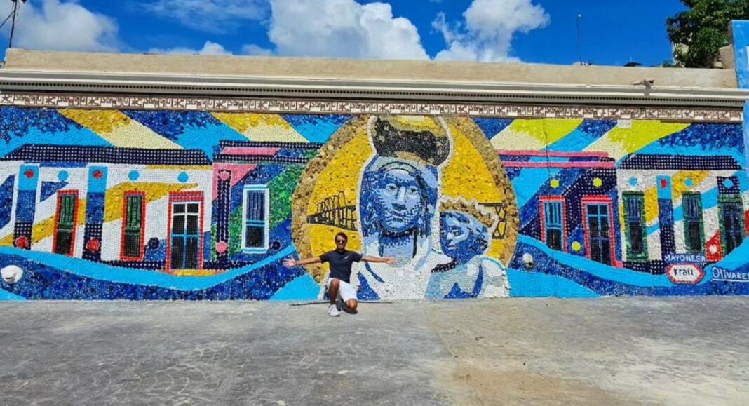 Oscar Olivares homenajeó a La Chinita con un mural