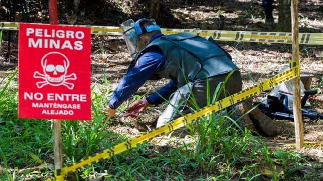 En Colombia las minas antipersona son usadas por grupos irregulares. Foto referencial